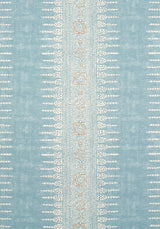 Anna French JAVANESE STRIPE Spa Blue Fabric