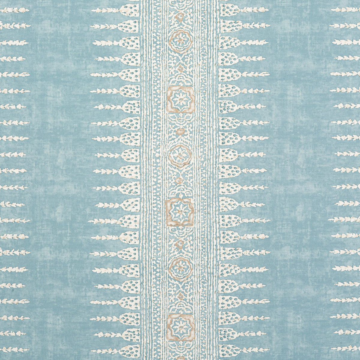 Anna French Javanese Stripe Spa Blue Fabric