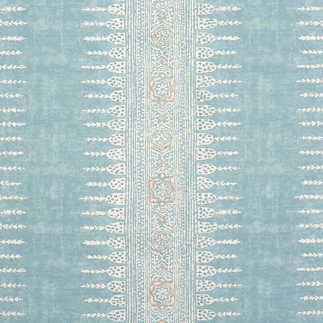 Anna French Javanese Stripe Spa Blue Fabric
