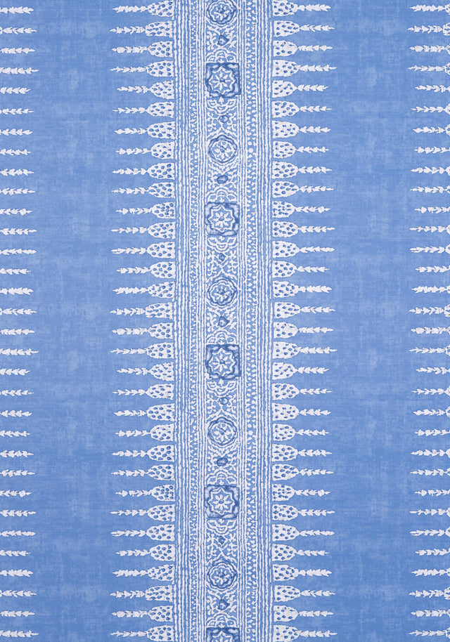 Anna French JAVANESE STRIPE Wedgewood Blue Fabric