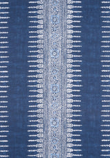 Anna French JAVANESE STRIPE Navy Fabric
