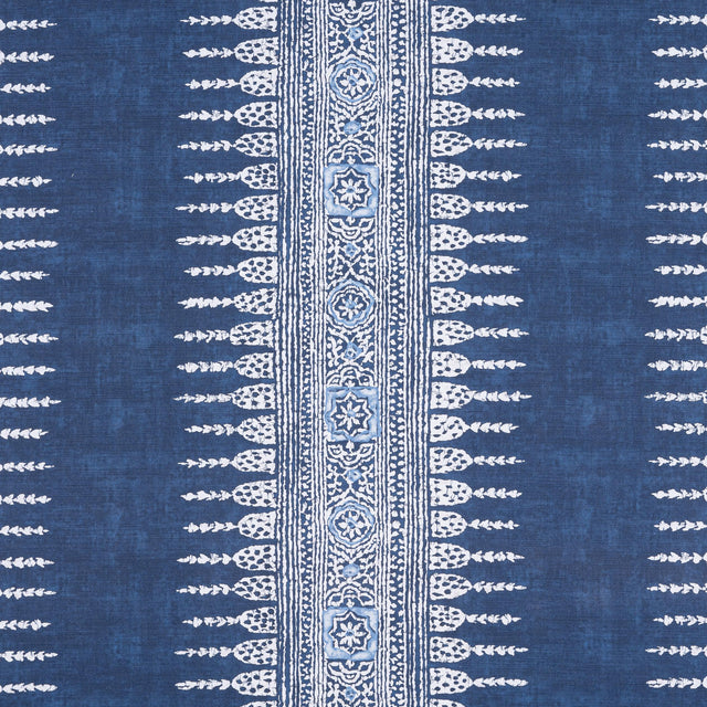 Anna French Javanese Stripe Navy Fabric