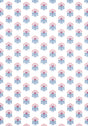 Anna French MILFORD Red and Blue Fabric
