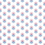 Anna French Milford Red And Blue Fabric