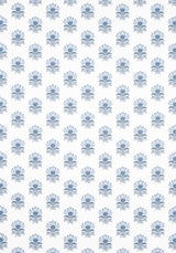 Anna French MILFORD Blue Fabric