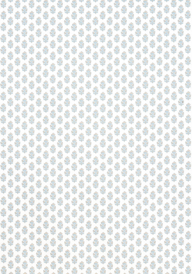 Anna French JULIAN Beige and Spa Blue Fabric