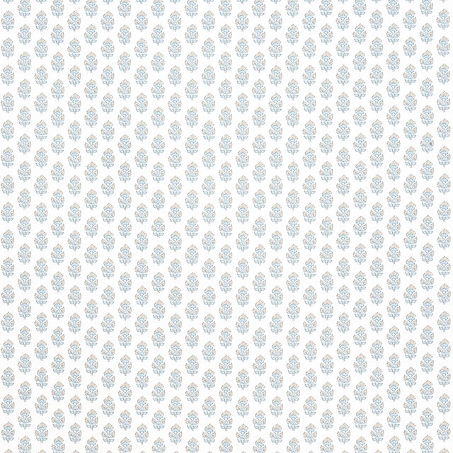 Anna French Julian Beige And Spa Blue Fabric