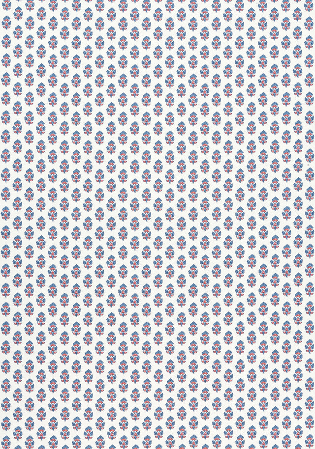 Anna French JULIAN Red and Blue Fabric