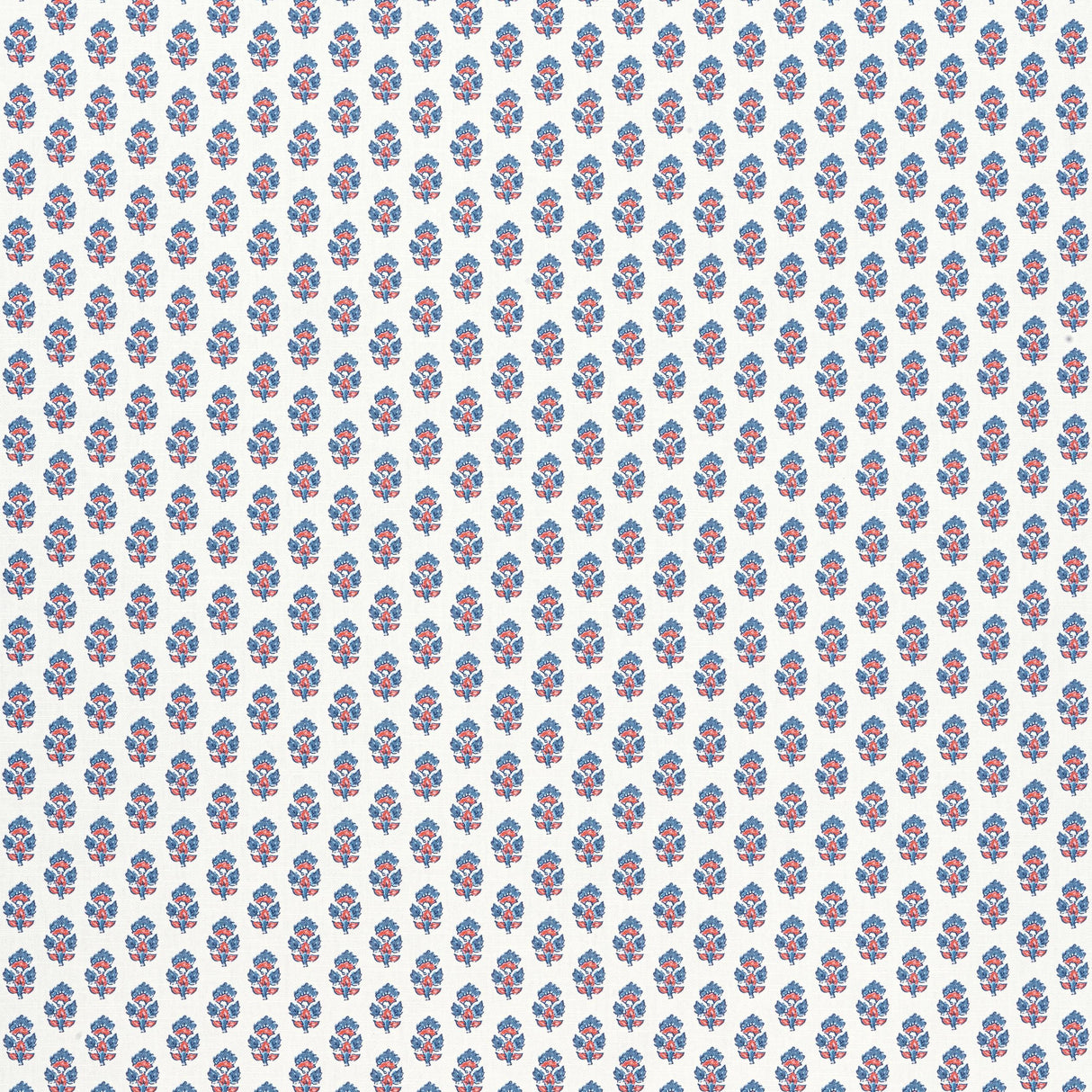 Anna French Julian Red And Blue Fabric