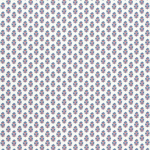 Anna French Julian Red And Blue Fabric