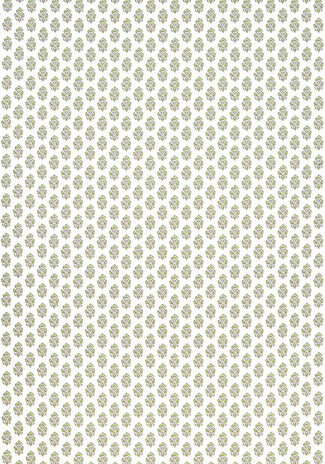 Anna French JULIAN Green and Beige Fabric