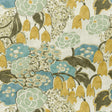Anna French Laura Sage And Gold Fabric