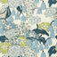 Anna French Laura Citrus And Blue Fabric