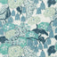 Anna French Laura Blue Fabric