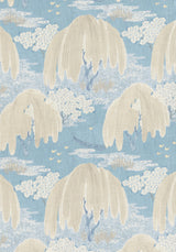 Anna French WILLOW TREE Soft Blue Fabric