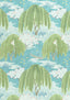 Anna French WILLOW TREE Turquoise Fabric
