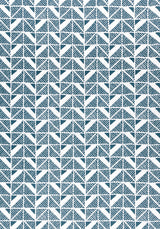 Anna French BLOOMSBURY SQUARE Blue Fabric