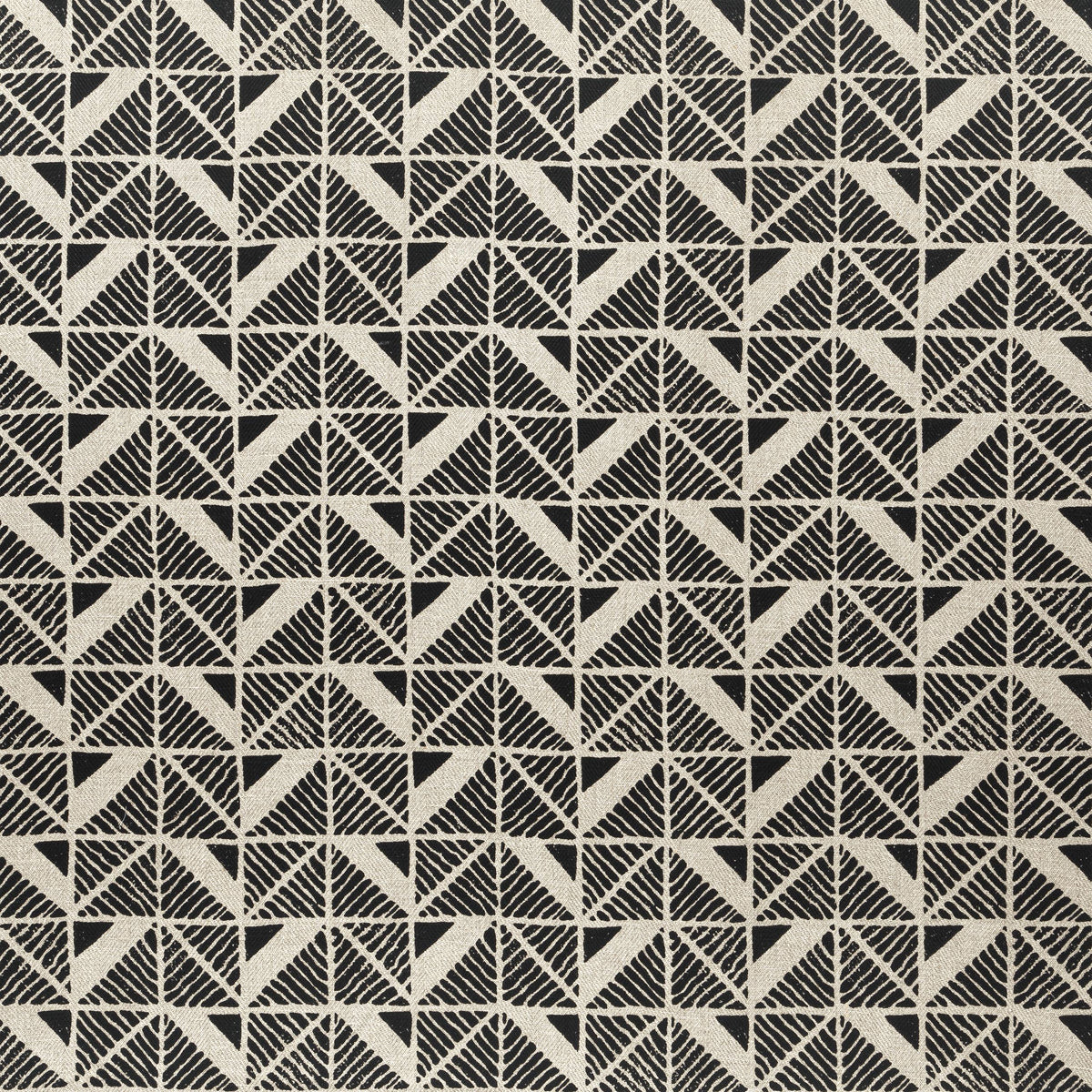 Anna French Bloomsbury Square Black Fabric