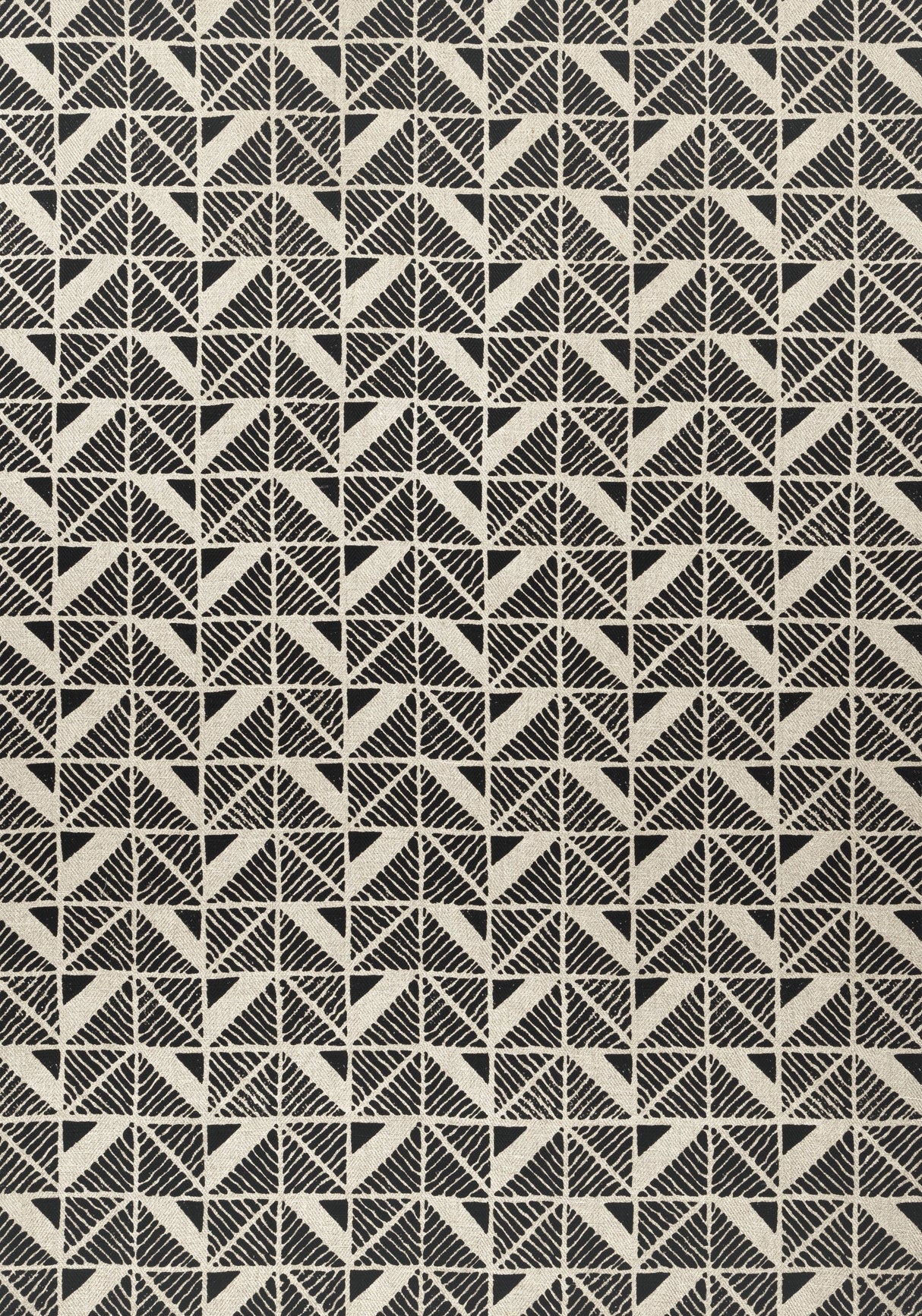 Anna French BLOOMSBURY SQUARE Black Fabric