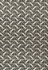 Anna French BLOOMSBURY SQUARE Black Fabric
