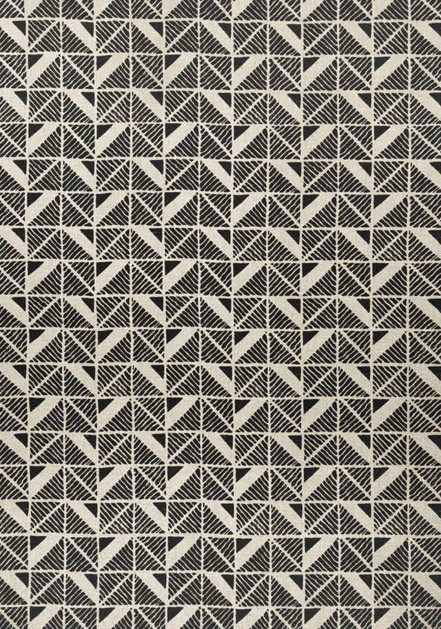 Anna French BLOOMSBURY SQUARE Black Fabric