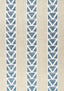 Anna French BURTON STRIPE Linen and Navy Fabric