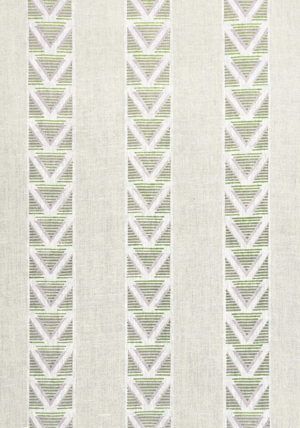 Anna French BURTON STRIPE Lavender and Sage Fabric