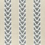 Anna French Burton Stripe Linen And Black Fabric