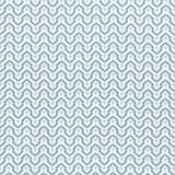 Anna French Wynford Navy On White Fabric