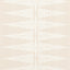 Anna French Ellery Stripe White On Beige Fabric