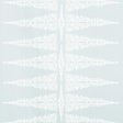 Anna French ELLERY STRIPE White on Soft Blue Fabric