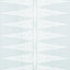 Anna French ELLERY STRIPE White on Soft Blue Fabric