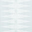 Anna French Ellery Stripe White On Soft Blue Fabric