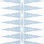 Anna French Ellery Stripe Sky Blue On White Fabric