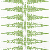 Anna French ELLERY STRIPE Kelly on White Fabric