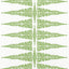 Anna French Ellery Stripe Kelly On White Fabric