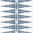 Anna French ELLERY STRIPE Navy on White Fabric