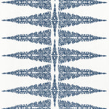 Anna French ELLERY STRIPE Navy on White Fabric