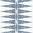 Anna French Ellery Stripe Navy On White Fabric