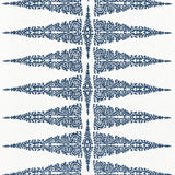 Anna French Ellery Stripe Navy On White Fabric