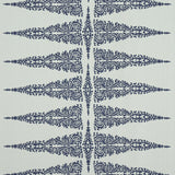 Anna French ELLERY STRIPE Navy on Soft Teal Fabric