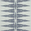 Anna French Ellery Stripe Navy On Soft Teal Fabric