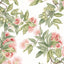 Anna French CAMELLIA GARDEN Coral Fabric