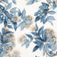 Anna French Camellia Garden Linen And Navy Fabric