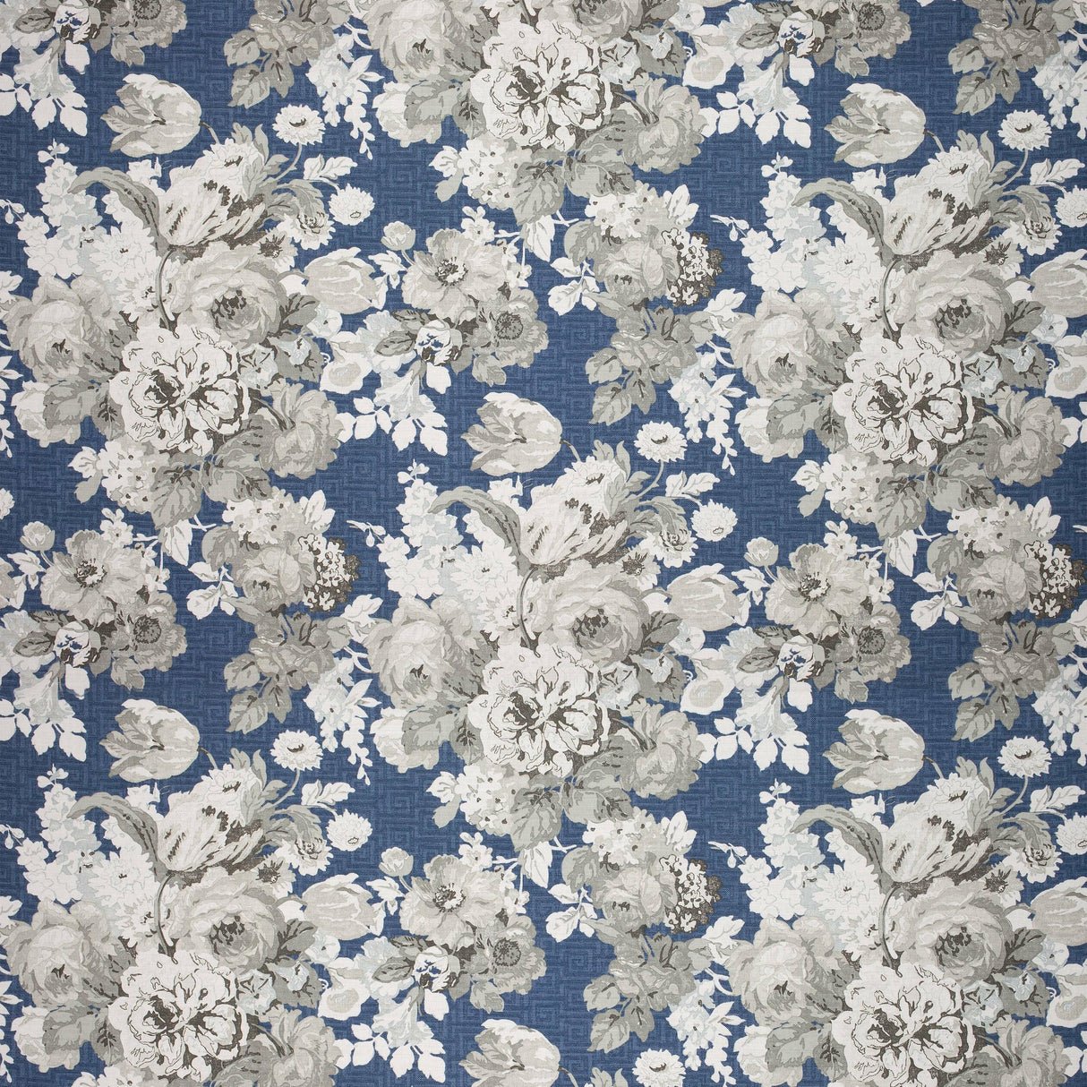 Anna French Wild Floral Navy Fabric