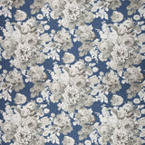 Anna French Wild Floral Navy Fabric