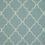 Anna French Tunisia Trellis Embroidery Aqua Fabric