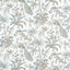 Anna French Peacock Toile Soft Blue And Beige Fabric