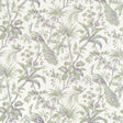 Anna French Peacock Toile Green And Plum Fabric