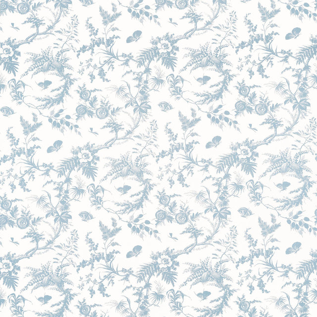 Anna French NEWLANDS TOILE Soft Blue Fabric